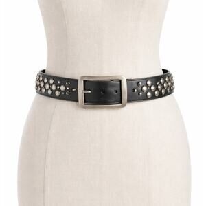 Black Studded Belt
